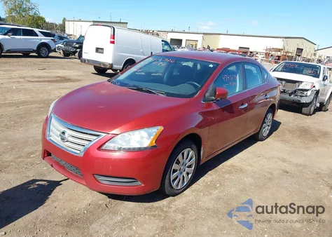 2015 Nissan Sentra Fe+ S/S/Sl/Sr/Sv from USA, damaged, VIN 3N1AB7AP1FY249184